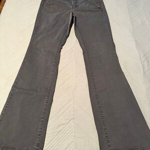 Gray Flared Pants